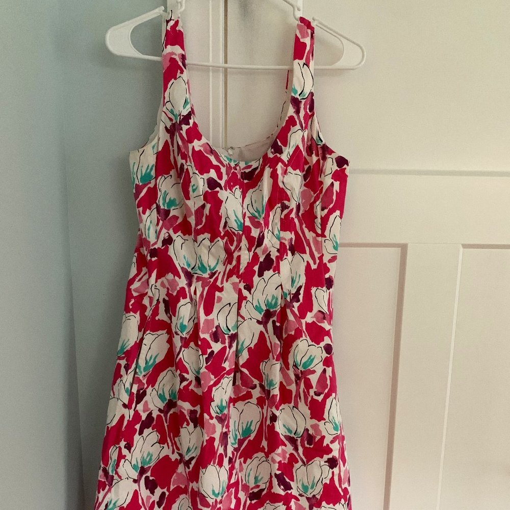 Anne Klien Pink Floral Sundress